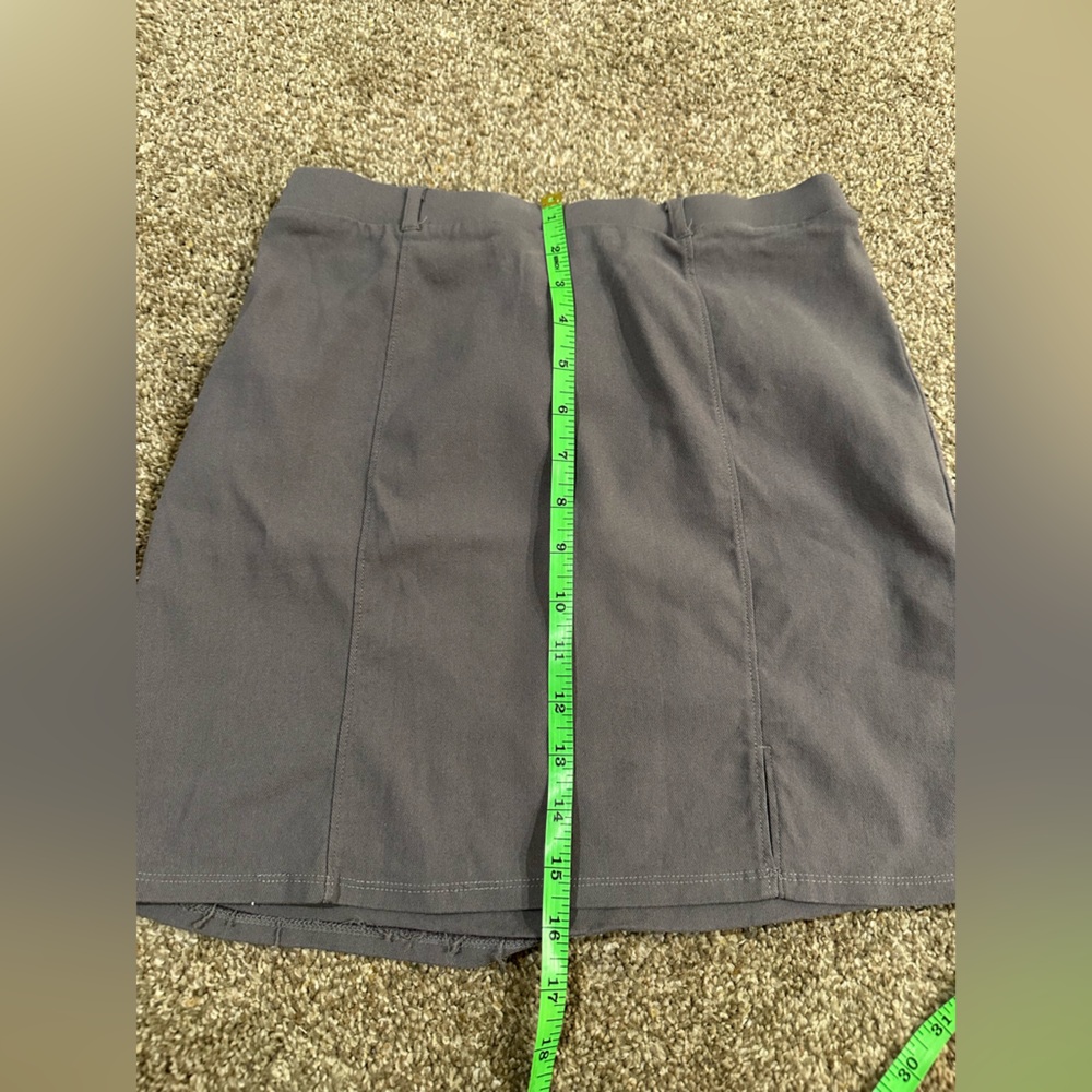No Boundaries Charcoal Mini Skirt - Picture 8 of 8